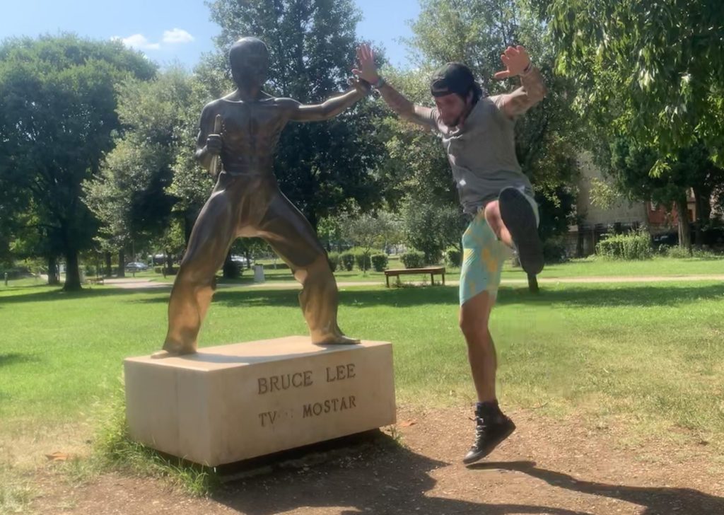 Mostar Bridge abd Bruce Lee 